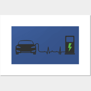 10 Things You Should Know About Electric Cars (Dark Text) Posters and Art